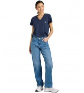 T-shirt Lee V NECK TEE 112371856 Mood Indigo