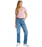 T-shirt Lee V NECK TEE 112371857 Pretty Plum