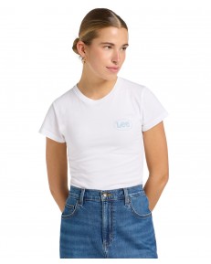 T-shirt Lee SLIM TEE 112371877 Bright White