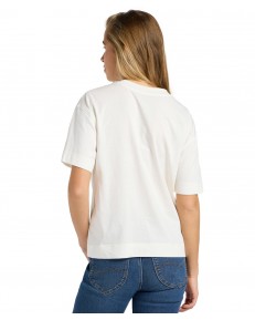 T-shirt Lee POCKET TEE 112371882 Ecru