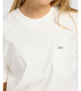 T-shirt Lee POCKET TEE 112371882 Ecru