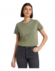 T-shirt Lee PEACE TEE 112371886 Olive Stone