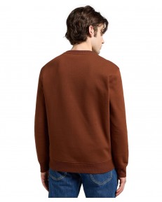 Bluza Lee PATCH CREW SWS 112371910 Luxe Brown