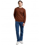 Bluza Lee PATCH CREW SWS 112371910 Luxe Brown