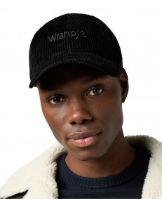 Czapka Wrangler CORDUROY CAP 112372374 Black
