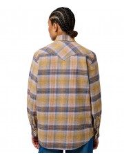 Koszula Wrangler LOOSE WESTERN SHIRT 112372390 Chai Tea