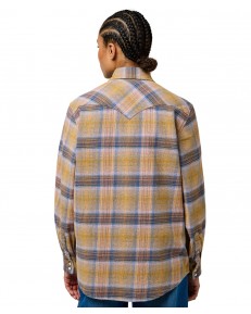 Koszula Wrangler LOOSE WESTERN SHIRT 112372390 Chai Tea