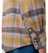 Koszula Wrangler LOOSE WESTERN SHIRT 112372390 Chai Tea