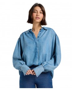 Koszula Lee STATEMENT COLLAR SHIRT 112372629 Indigo Rum Koszula Lee STATEMENT COLLAR SHIRT 112372629 Indigo Rum