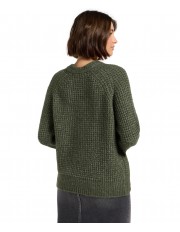 Sweter Lee KNIT SWEATER 112372630 Olive Gray