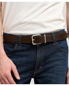 Pasek Lee CASUAL BELT 112372689 Dark Brown