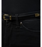 Pasek Lee THIN WESTERN BELT 112372930 Black