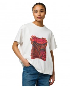 T-shirt Wrangler GIRLFRIEND TEE 112373021 Worn White
