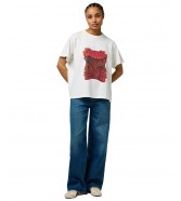 T-shirt Wrangler GIRLFRIEND TEE 112373021 Worn White