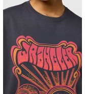 T-shirt Wrangler GIRLFRIEND TEE 112373022 Faded Black