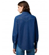 Koszula Wrangler WESTERN SHIRT 112373036 Dark Wash