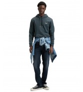 Bluza Lee ESSENTIAL HOODIE 112376424 Washed Black