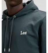 Bluza Lee ESSENTIAL HOODIE 112376424 Washed Black