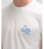 T-shirt Lee STITCH TEE 112376459 Bright White
