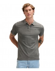Koszulka Lee GARMENT DYE POLO 112376468 Static Gray