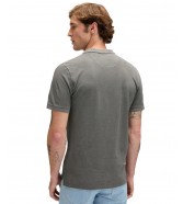Koszulka Lee GARMENT DYE POLO 112376468 Static Gray