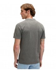 Koszulka Lee GARMENT DYE POLO 112376468 Static Gray