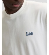 T-shirt Lee SS SMALL LOGO TEE 112376490 Natural
