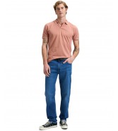 Koszulka Lee PIQUE POLO 112376515 Sepia