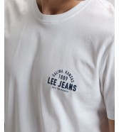 T-shirt Lee SMALL LOGO TEE 112376519 Bright White