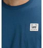 T-shirt Lee WOVEN LABEL TEE 112376539 Orion Blue