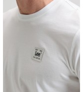 T-shirt Lee WOVEN LABEL TEE 112376540 Bright White