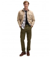 Koszula Lee SS WESTERN SHIRT 112376545 Academy Blue Plaid