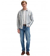 Koszula Lee SHIRT 112376546 Academy Blue Stripe