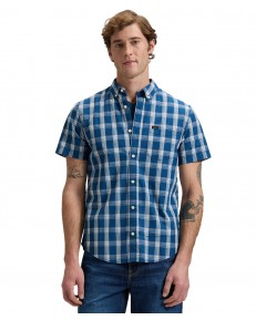 Koszula Lee SS BUTTON DOWN 112376549 Deep Sea Plaid