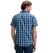 Koszula Lee SS BUTTON DOWN 112376549 Deep Sea Plaid