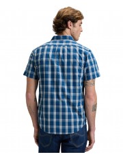 Koszula Lee SS BUTTON DOWN 112376549 Deep Sea Plaid