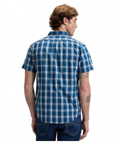 Koszula Lee SS BUTTON DOWN 112376549 Deep Sea Plaid