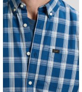 Koszula Lee SS BUTTON DOWN 112376549 Deep Sea Plaid