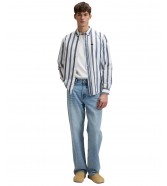 Koszula Lee BUTTON DOWN 112376576 Tonal Rivet Navy Stripe