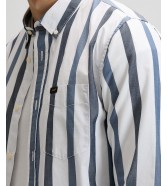 Koszula Lee BUTTON DOWN 112376576 Tonal Rivet Navy Stripe