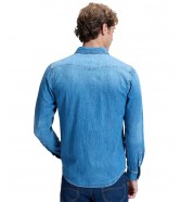 Koszula Lee REGULAR SHIRT 112376581 Blue Dusk