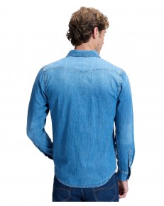 Koszula Lee REGULAR SHIRT 112376581 Blue Dusk