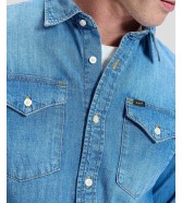 Koszula Lee REGULAR SHIRT 112376581 Blue Dusk
