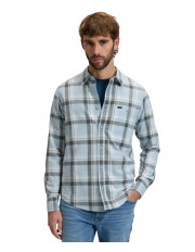 Koszula Lee LEESURE SHIRT 112376583 Concrete Gray Plaid