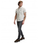 Koszula Lee SS BUTTON DOWN 112376584 Ecru