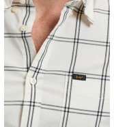 Koszula Lee SS BUTTON DOWN 112376584 Ecru