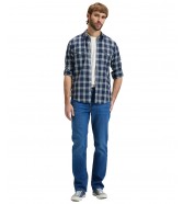 Koszula Lee REGULAR SHIRT 112376590 Mood Indigo Plaid
