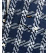 Koszula Lee REGULAR SHIRT 112376590 Mood Indigo Plaid