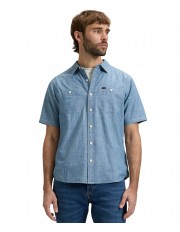 Koszula Lee SS UTILITY WORKSHIRT 112376591 Light Chambray