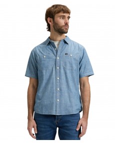 Koszula Lee SS UTILITY WORKSHIRT 112376591 Light Chambray